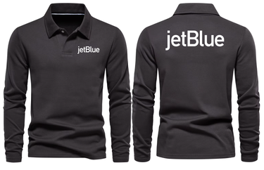 JETBLUE LONG SLEEVE POLO